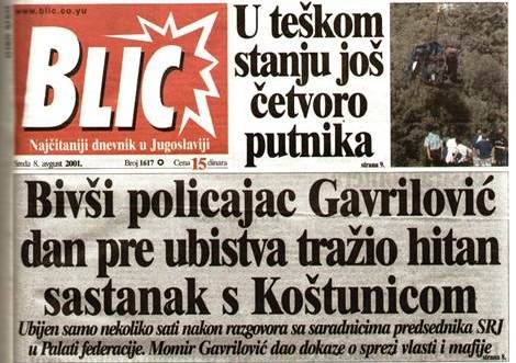 Zaprepašćujuća identičnost pisanja medija u slučajevima ubistva Momira Gavrilovića iz 2002. i Olivera Ivanovića iz 2018. godine